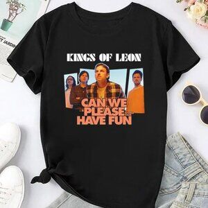 Kings Of Leon Tour 2024 T Shirt Can We Please Have Fun Album Graphic Fan Gift 51